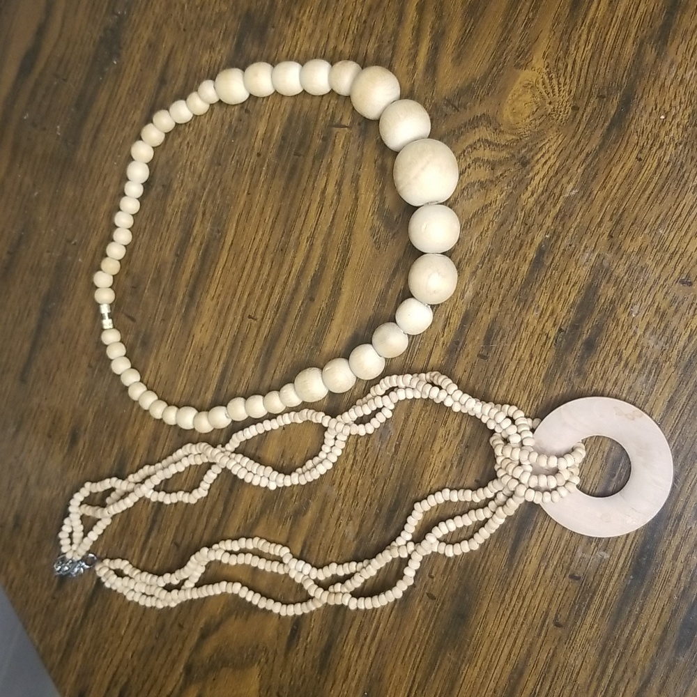 Wooden Necklaces-Set of 2